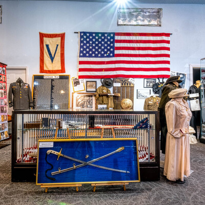 Military Exhibit at the Blue Rapids Museum