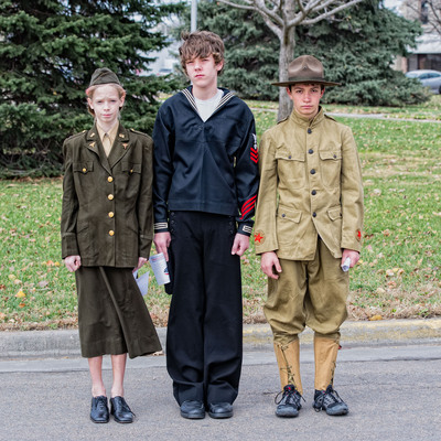 Veteran's Day Re-enactors